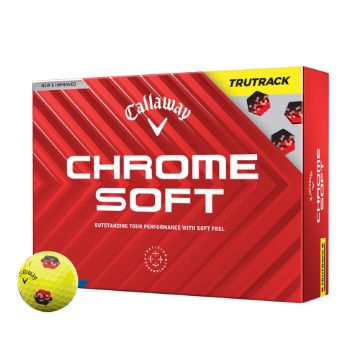 Callaway Chrome Soft TruTrack Yellow Dozen Pack