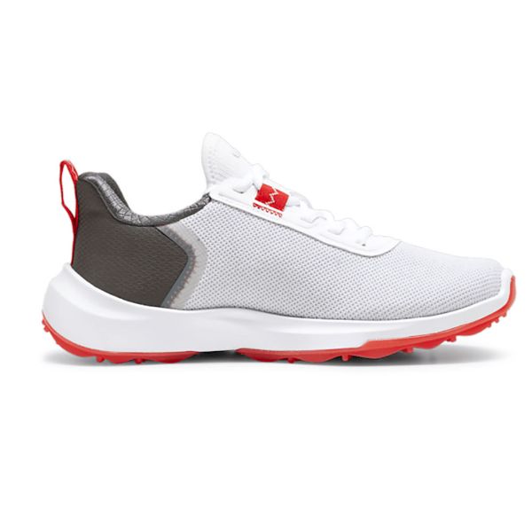 Puma Junior Fusion Crush Golf Shoes White 379891 02