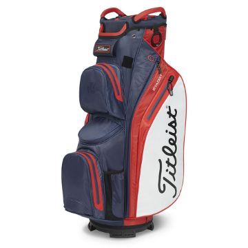 Titleist Cart 14 StaDry Golf Bag 24 - NVY/WHT/RED