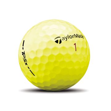 TaylorMade TP5 X Yellow Golf Balls 2024