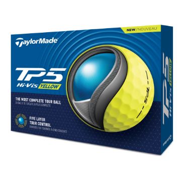 TaylorMade TP5 Yellow Golf Balls 2024 