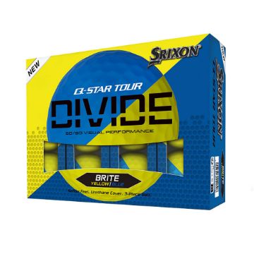 Srixon Q Star Tour Divide Blue Yellow Dozen 2024