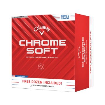 Callaway Chrome Soft TripleTrack Dozen Pack 4 for 3 2024