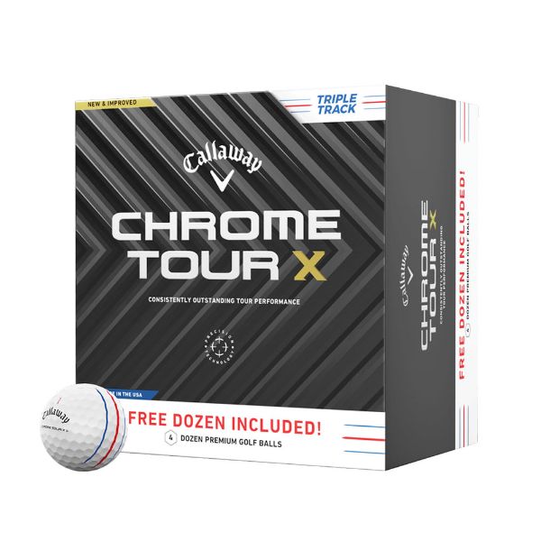 Callaway Chrome Tour X TripleTrack Dozen Pack 2024 4 For 3