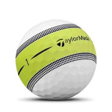 Taylormade Tour Response Stripe Golf Balls White/Lime