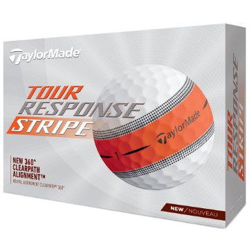 Taylormade Tour Response Stripe Orange Dozen Pack 2024