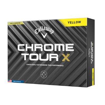 Callaway Chrome Tour X Yellow Dozen Pack