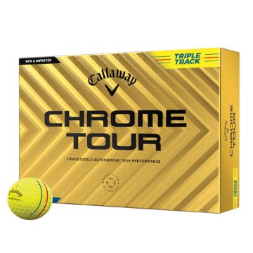 Callaway Chrome Tour Triple Track Yellow Dozen Pack
