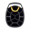 PowaKaddy Dri Tech Cart Bag Black Gun Metal Yellow 2024 