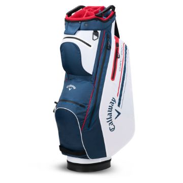 Callaway Chev Dry 14 Cart Bag - NVY/WHT/RED 2024