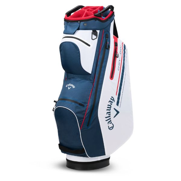 Callaway Chev Dry 14 Cart Bag - NVY/WHT/RED 2024